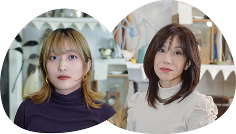ライフスタイルインタビュー画像 長田芽以さん・長田佳代さん